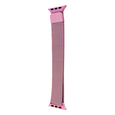 Металлический ремешок Milanese Loop Candy Pink для Apple Watch 42/44/45/49мм Металлический ремешок Milanese Loop Candy Pink для Apple Watch 42/44/45/49мм