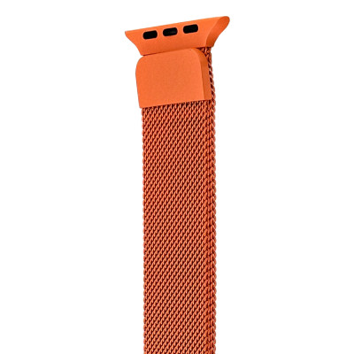 Металлический ремешок Milanese Loop Peach для Apple Watch 42/44/45/49мм