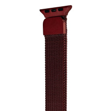 Металевий ремінець Milanese Loop Bordo для Apple Watch 38/40/41мм