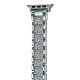 Металлический ремешок Infinity Silver для Apple Watch 44/45/49мм
