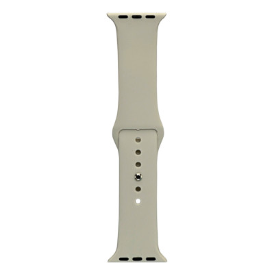 Силиконовый ремешок Sport Band для Apple Watch 42/44/45/49 Beige