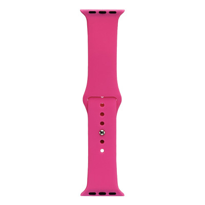 Силіконовий ремінець Sport Band для Apple Watch 38/40/41 Flash Pink