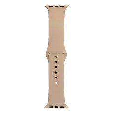 Силиконовый ремешок Sport Band для Apple Watch 42/44/45/49 Пудра