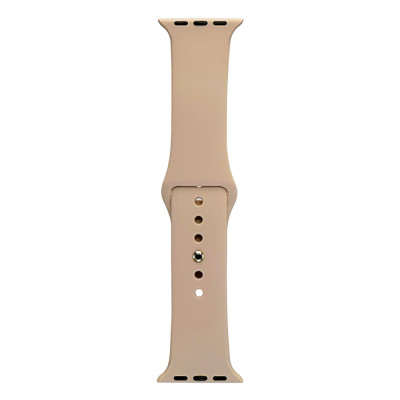 Силиконовый ремешок Sport Band для Apple Watch 42/44/45/49 Пудра