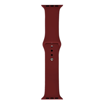 Силиконовый ремешок Sport Band для Apple Watch 42/44/45/49 Vine Red