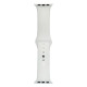Силіконовий ремінець Sport Band для Apple Watch 38/40/41 White