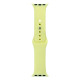 Силиконовый ремешок Sport Band для Apple Watch 38/40/41 Light Yellow