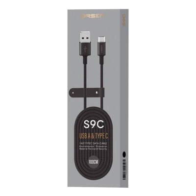 Кабель Orsen by Eloop S9C USB to Type C 1m.