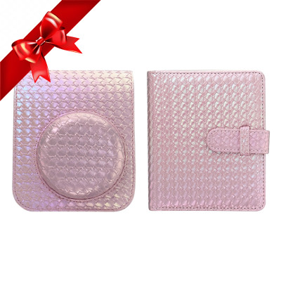 Чехол + Альбом Волнистый для Instax Mini 12 Pink Chameleon