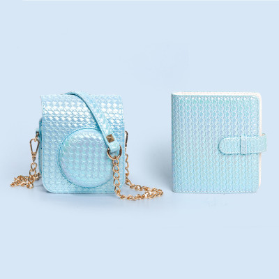 Чехол + Альбом Волнистый для Instax Mini 12 Blue Chameleon